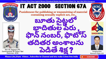 IT Act 67AlPunishment for publishing / transmitting of material containing sexually explicit act,etc