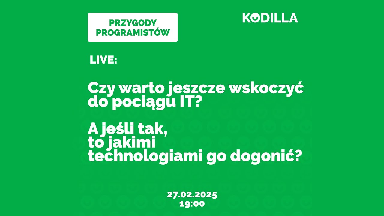 [PRZYGODY PROGRAMISTÓW]: Czy warto jeszcze wskoczyć do pociągu IT? A jeśli tak, to jak go dogonić?