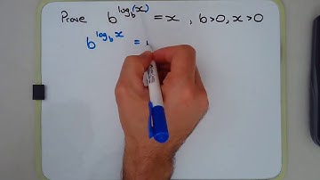 How to show or prove that b to the power of log base b of x = x using logarithms {Show b^log_b(x)=x}