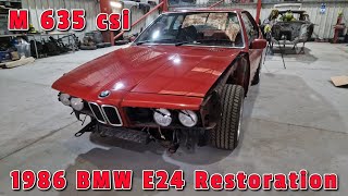 BMW E24 restoration