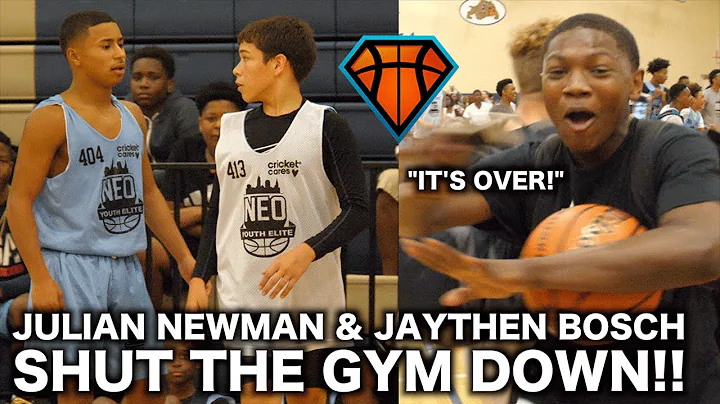 Julian Newman Gets CHALLENGED By Jaythan Bosch at ...
