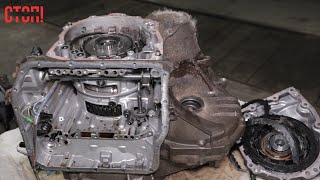 Коробка Toyota Camry после залива поддельного масла. Видео-разбор