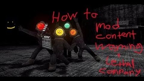 How to install mods to content warning and lethal company.