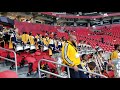 NC A&T SU Drumline (Cold Steel) Warming Up  at the Celebration Bowl (12/21/19)