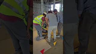 Marble Tile Mock-Up Inspection | Engineering Quality Control & Site Progress Update