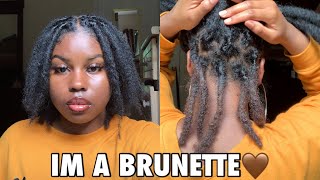 Bleaching my LOCS with peroxide and baking soda