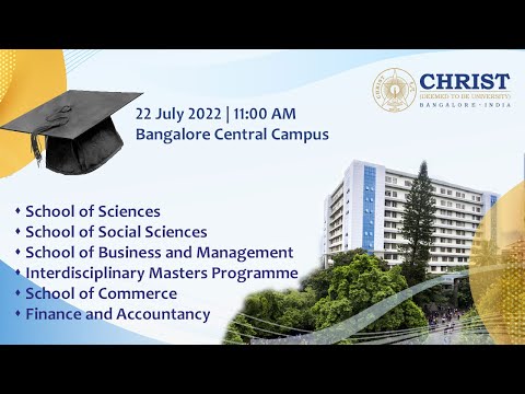 CONVOCATION -2022 Bangalore Central Campus