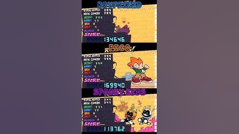 PERFECT Rank - BF vs PICO vs SPOOKY KIDS #fnf #fridaynightfunkin #fnfmods #shorts #fnfupdate #fyp
