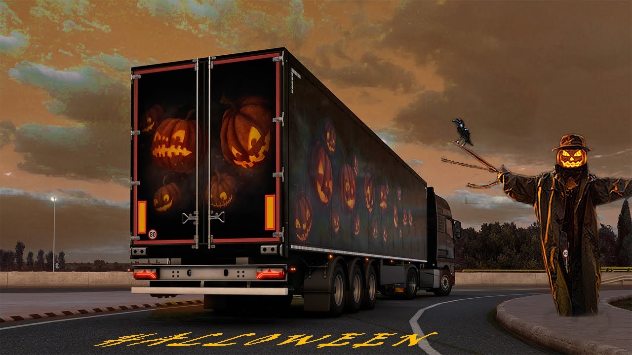 halloween trailer ets2 halloween trailer ets2