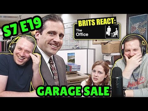British Guys HILARIOUS The Office Reaction | Season 7 Episode 19 (Garage Sale)
