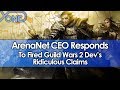 ArenaNet CEO Responds to Fired Guild Wars 2 Dev's Ridiculous Claims