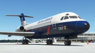 Beginners guide to starting the JustFlight Fokker F28 Fellowship from cold and dark in MSFS