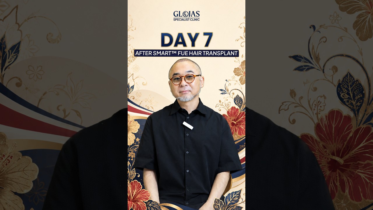Our Doctors 14 Hair Transplant Malaysia l Day 7 Update: Greeting From Japan! ✈️ #hairtransplantmalaysia