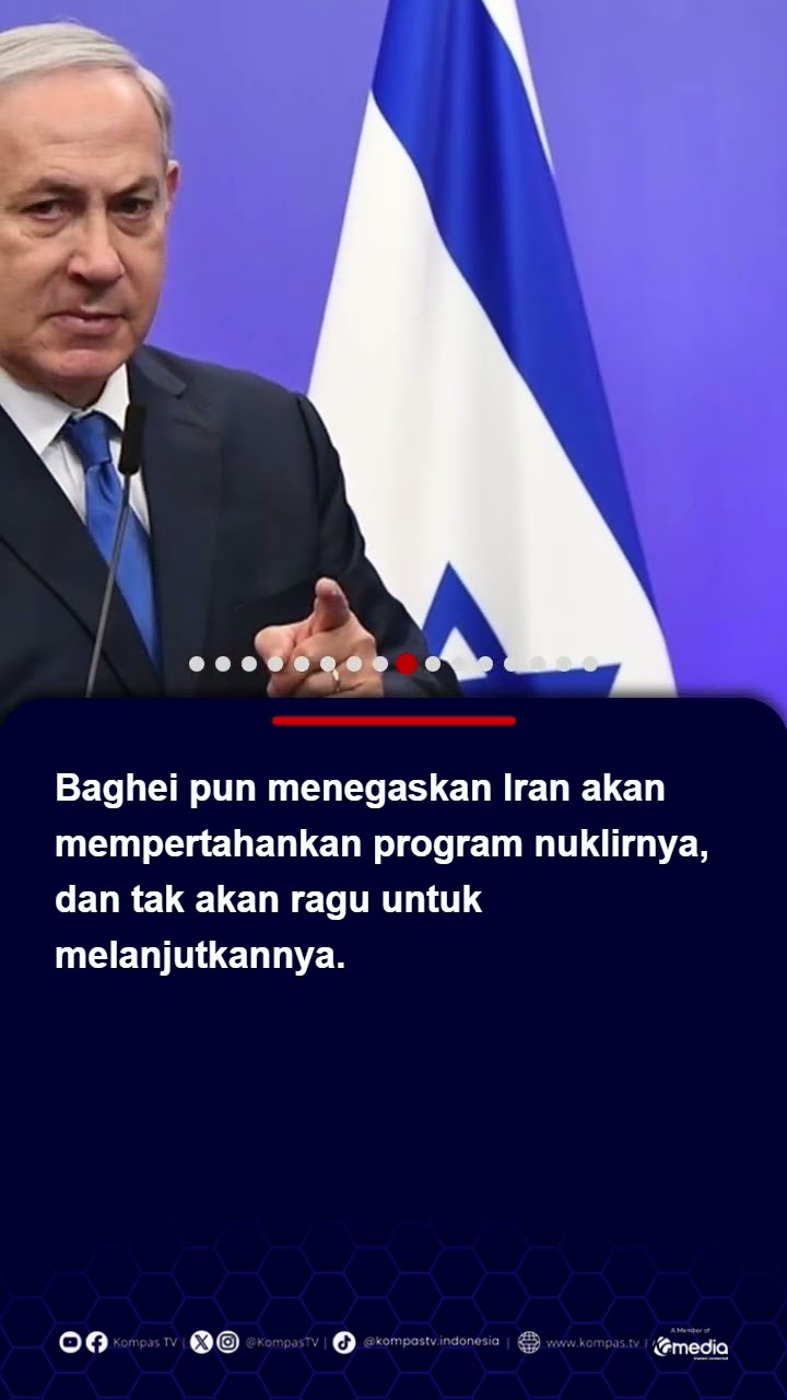 Balas Netanyahu, Iran Tegaskan Tak Ragu Lanjutkan Program Nuklir #iran #israel #netanyahu