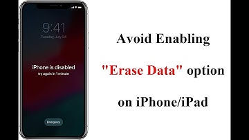 Disable Erase Data Option after too many Passcode Attempts on your iPhone/iPad