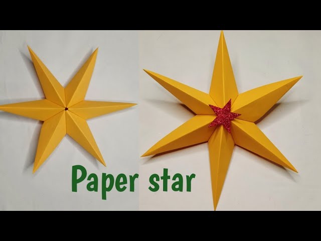 How to make 3D Paper Star