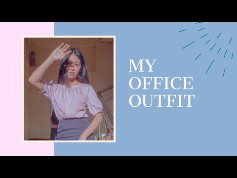 MY OFFICE OUTFIT || Strauz Freesia Simong