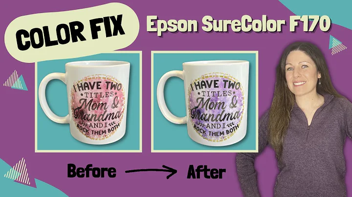 How To Fix Your Color on Your Epson F170 Using an iMac