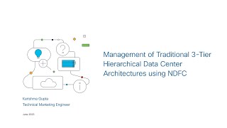 Management of Data Center Architectures using NDFC