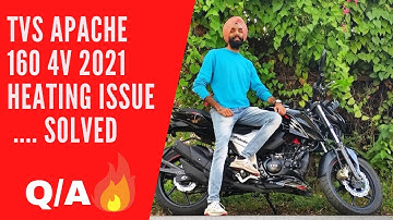 TVS Apache 160 4V BS6 2021 | Heating Issue🔥....Finally Solved😍