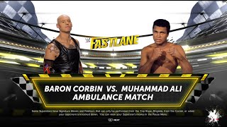 WWE2K24 Baron Corbin vs Muhammad Ali [Ambulance Match Gameplay ]