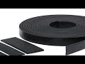 1/3/5Meter Black Solid Rubber Flat Strip Sealing Gaskets Damper Pads Thick 1/2/3/5mm Width 10/15/20/