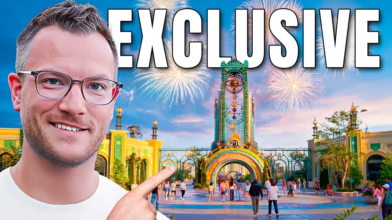 Still from Ken Pozek's film “Inside Epic Universe’s Grand Opening. Exclusive Interviews and More!”