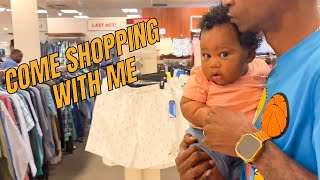 Baby JJ goes shopping