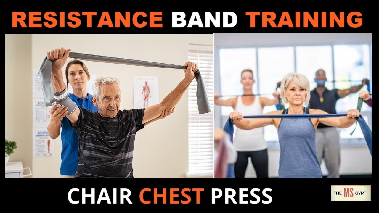 RESISTANCE TRAINING - PT2 CHAIR CHEST PRESS - Exercise for Multiple Sclerosis