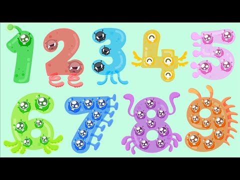 Candybots Numbers 123 - Learn Counting 1 to 10 number - Education App for Kids