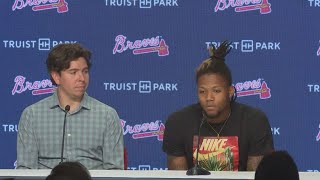 Ronald Acuña Jr. says he cries by himself at home after tearing ACL | Full presser