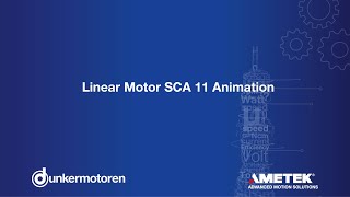 AMETEK Precision Motion Control - Dunkermotoren Linear Motor SCA 11 Animation