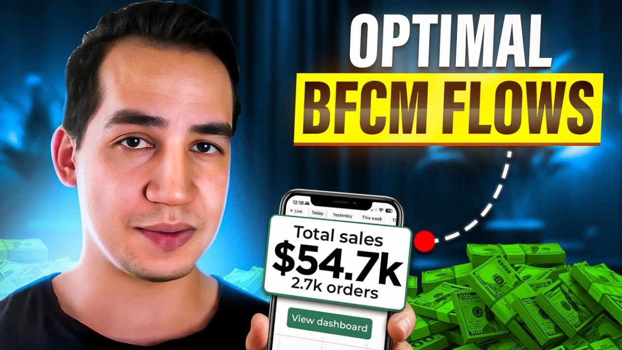 How To Maximize Your BFCM Sales With Email Flows - YouTube
