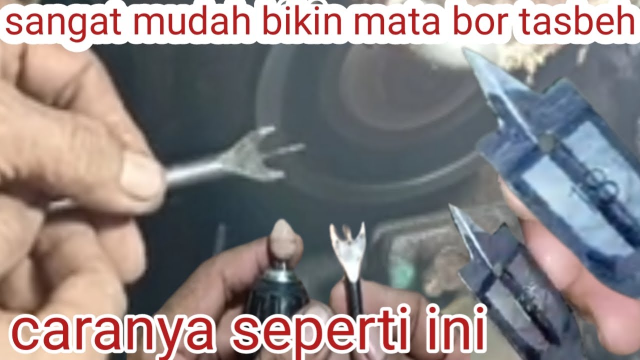 cara bikin mata bor tasbeh.versi mang casman
