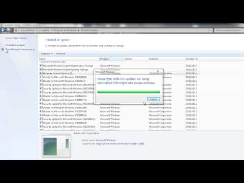 How to Uninstall Internet Explorer 11 for Windows 7
