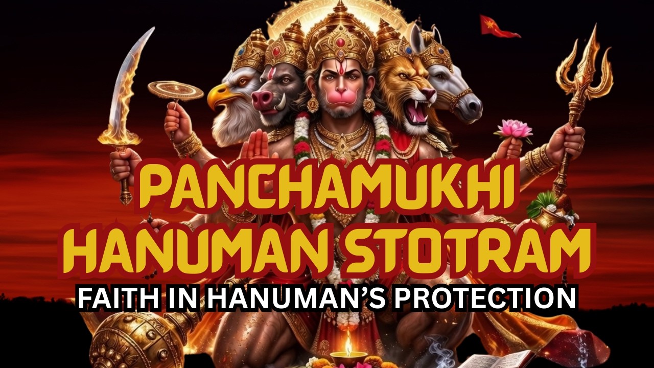 Panchmukhi Hanuman Raksha Stotram | पंचमुखी हनुमान रक्षा स्तोत्र | Powerful Hanuman Kavach