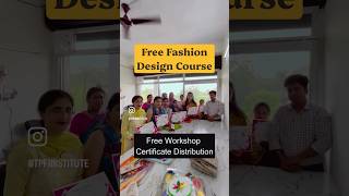 Free Fashion Design Course with Certificate # #fashiondesign #fashiondesigning