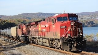 HD: CP power through Iona Island! CSX K048: 10-26-13.