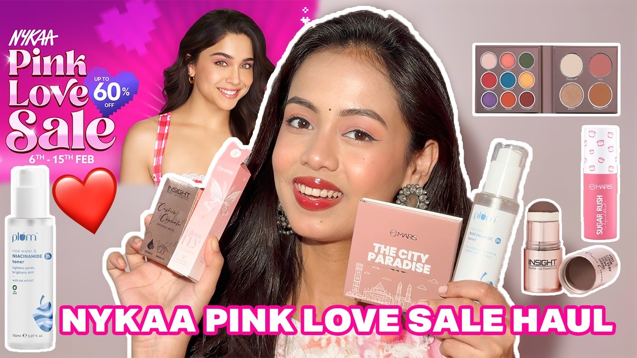 Nykaa pink love sale haul | Crazy offers | Free gifts