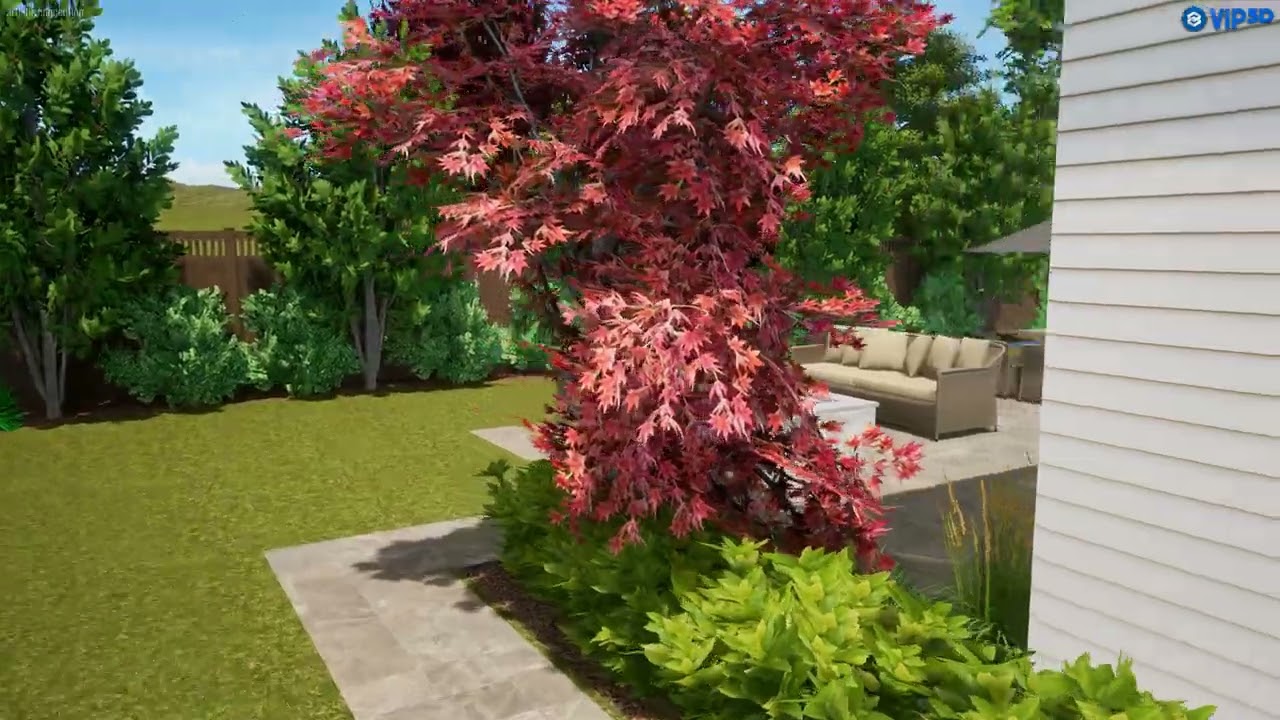 Modern Classic Landscape with Pool