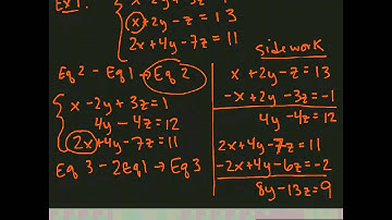Section 10.2: Part I, Gaussian Elimination