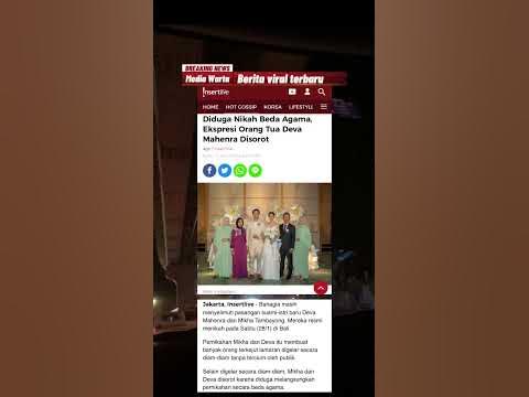 Diduga Nikah Beda Agama,Ekspresi Orang Tua Deva Mahenra Disorot! - YouTube