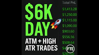 “🔥 “ATM Trading with High ATR – $6K Day in Futures!”