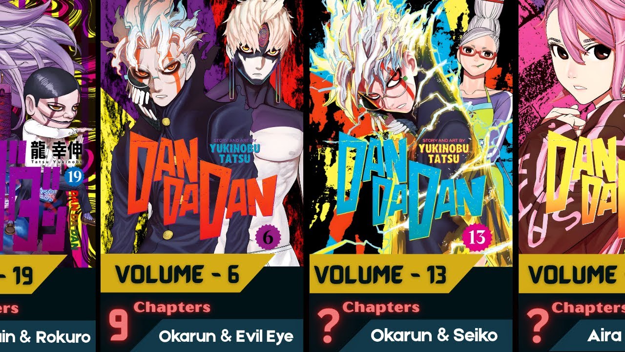 All Manga Volume Cover Of DANDADAN - YouTube