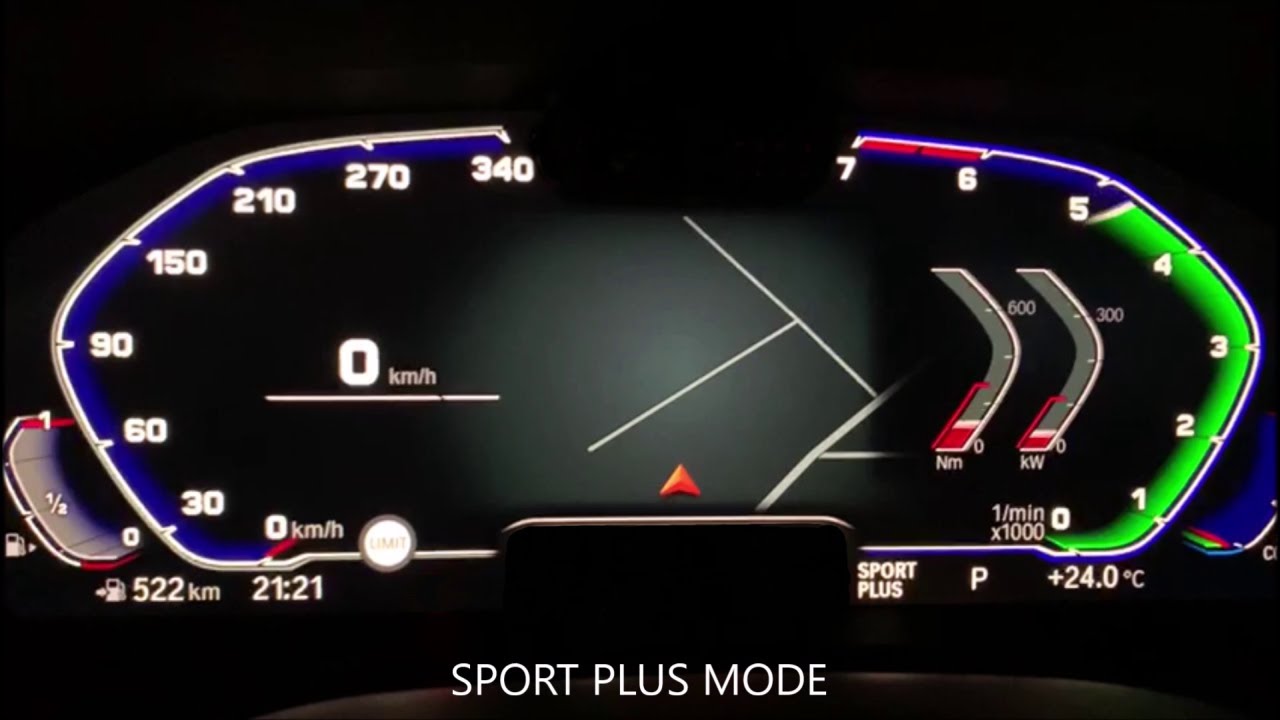 BMW M850i / M8 / 340km/h / Speedometer /Tachometer / Exhaust Sound