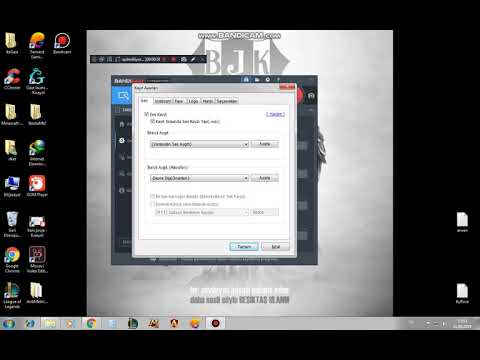 Bandicam ses ayarı.                            ( Bandicam video ile birlikte ses gelmiyor sorunu. )