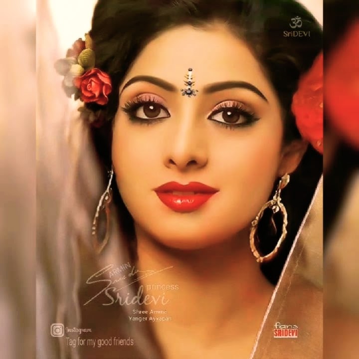 beautiful Sridevi photo ❤🌹❤#lovesong #hindisong ❤