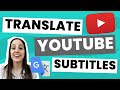 How to Translate YouTube Videos (and have the subtitles translate to English or any language!)