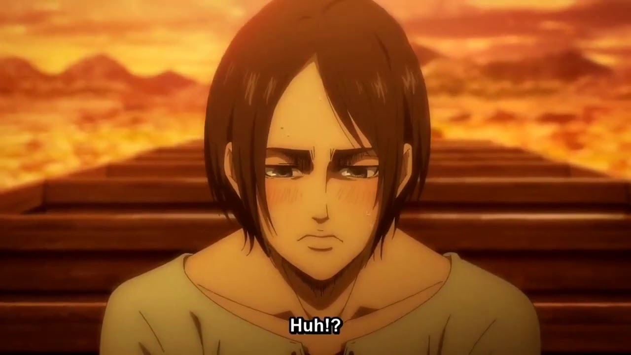 pic Mikasa Ackerman Season 4 Ep 10 eren and mikasa blushing moment season