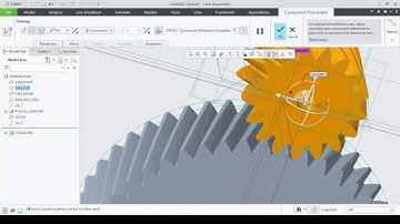 Assembling Helical Gears| CREO 6| Mechanism